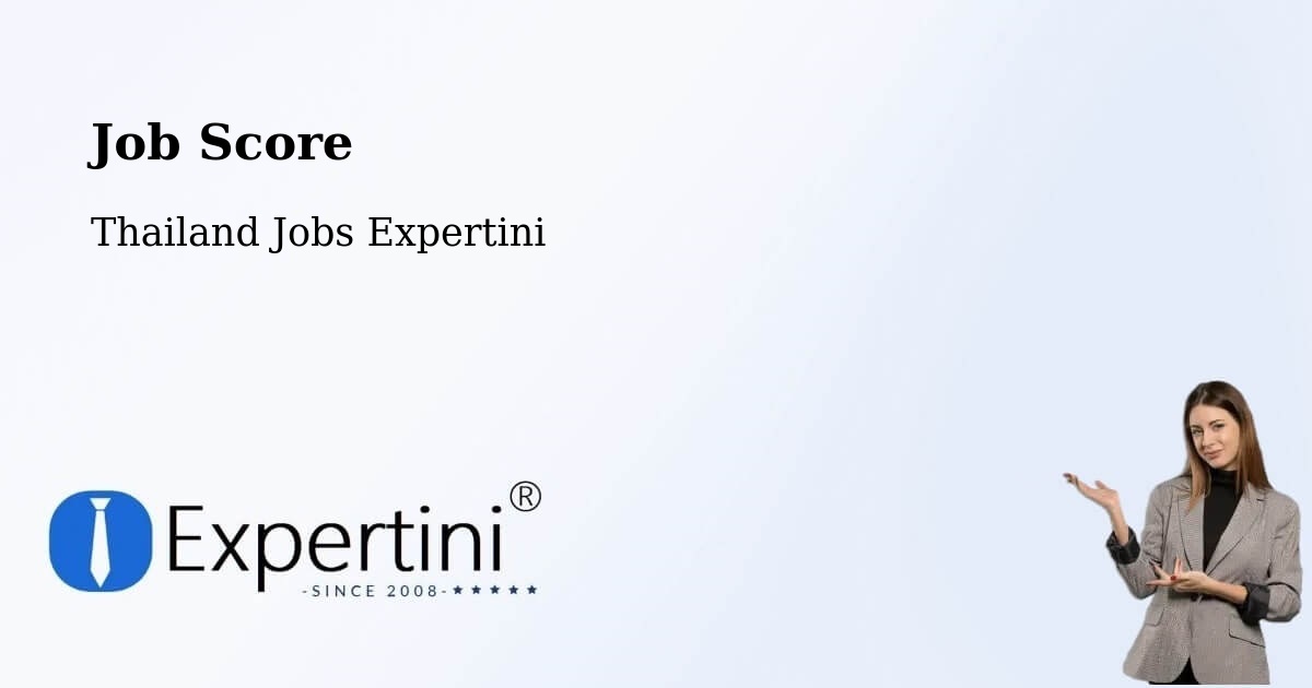 Job Score - Thailand Jobs Expertini